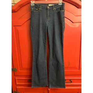 DKNY Size 8 Women's SOHO Jeans Medium Blue Stretch Denim Dressy Pants EUC